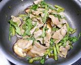 簡単！春菊のすき焼き風作り方7写真