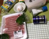 生姜焼用肉でロールカツ…簡単!!揚げ焼き作り方1写真