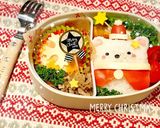 クリスマスキャラ弁すみっコぐらししろくま作り方4写真