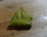 ぶどうの葉のごはん巻き作り方6写真