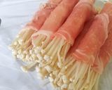 甘辛♡えのきの豚肉巻き作り方5写真