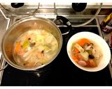 ウインナーが美味しい鶏塩スープ作り方3写真