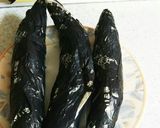 黒ホイル焼きイモ魚焼きグリルで20分作り方2写真