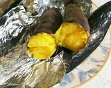 黒ホイル焼きイモ魚焼きグリルで20分作り方4写真