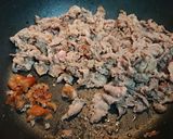 爽やかさとこくがいい✨梅チーズ牛肉炒め作り方3写真
