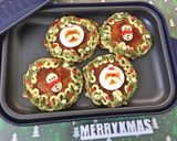 簡単☆クリスマスメニュー☆お好み焼き作り方5写真