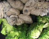 ブロッコリーと牡蠣のホットサラダ作り方5写真