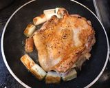 チキンステーキときのこのソース作り方2写真