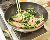 赤てんと野菜の炒め物作り方3写真