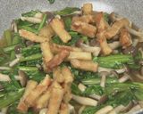 小松菜と高野豆腐の柚子胡椒あん作り方8写真