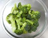 レンジブロッコリーカニカマ胡麻マヨサラダ作り方1写真