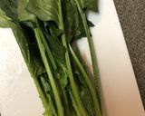 簡単すぎる青菜のお浸し作り方1写真