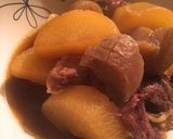 牛すじ大根とこんにゃくの煮込み作り方7写真