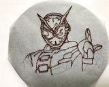 仮面ライダージオウキャラケーキ☆ゼリー編作り方4写真