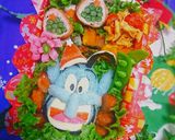 アラジン『クリスマス★ジーニー』キャラ弁作り方14写真