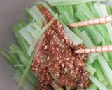 レンジ1分！ブロッコリー茎中華風胡麻和え作り方3写真