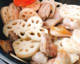 あっさり！鶏肉と蓮根の梅煮(動画有)作り方8写真