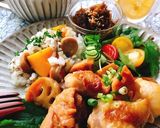 あっさり！鶏肉と蓮根の梅煮(動画有)作り方14写真