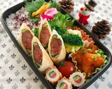 粗挽きウインナーとチーズの簡単春巻き作り方9写真