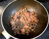 美味しすぎる♬ ステーキスパイスそぼろ♡作り方1写真