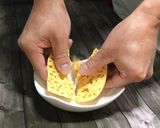濃厚チーズフレーバーのリゾット生ハム包み作り方10写真