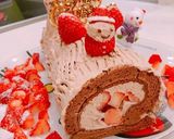 レンジで超簡単！HMで、ブッシュドノエル作り方24写真