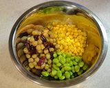 子供も大好き！無限お豆サラダ作り方1写真