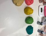虹のアイスボックスクッキー作り方3写真