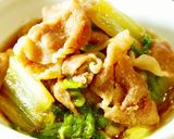 豚こま･白菜･白ねぎ★すき焼き風煮。作り方9写真