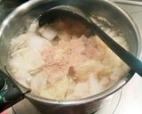 くたくた白菜のごまみそスープ作り方3写真
