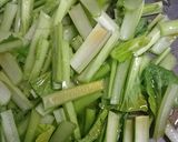 ごま油の小松菜炒め作り方1写真