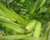 ごま油の小松菜炒め作り方4写真