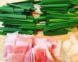 もつ鍋風♪キャベツと豚肉のにんにく鍋作り方2写真