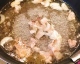 もつ鍋風♪キャベツと豚肉のにんにく鍋作り方3写真