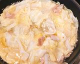もつ鍋風♪キャベツと豚肉のにんにく鍋作り方4写真