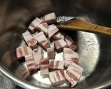 圧力鍋　大根とバラ肉で簡単煮物作り方2写真