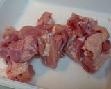 鶏ももと茄子とねぎのすまし汁作り方1写真