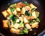 【めちゃ簡単】甘辛！シーフード青菜炒め作り方4写真