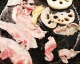 豚バラ蓮根ポン酢作り方2写真