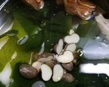 ヌメリスギタケ、霜降りシメジの味噌汁＾＾作り方7写真