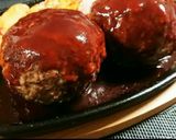ポークハンバーグステーキ☆ガッツだぜ！作り方12写真