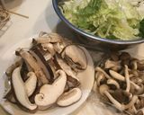白菜とキノコの食べるミルクスープ＊作り方1写真