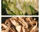 白菜とキノコの食べるミルクスープ＊作り方2写真