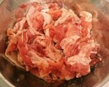 ご飯が進む!豚肉と厚揚げの甘辛炒め作り方1写真