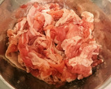 ご飯が進む！豚肉と厚揚げの甘辛炒め作り方1写真