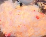 朝ごはんに！簡単☆カニカマ雑炊作り方5写真