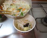 最速の野菜スーパーカップ麺MAX作り方9写真