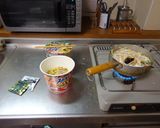 最速の野菜スーパーカップ麺MAX作り方7写真