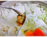 ゆず 香る⭐簡単 鶏だんご鍋作り方6写真
