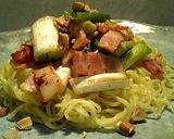 ✿ﾚﾝｼﾞでﾁﾝのねぎﾍﾞｰ麺✿作り方3写真